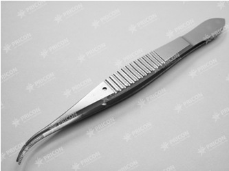 FORCEPS-CURVED-DRESSING-WITH-SERRATIONS