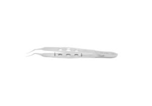 55-483-Masket Capsulorhexis Forceps Curved Jaws Flat Handle