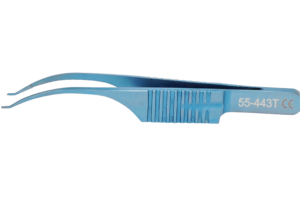 55-443T-Harms-colibri Suture Forceps 1×2 Teeth 0.12 Mm