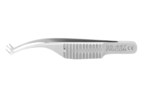 55-447-Polack Corneal Forceps, Double 1x2 0.12 MM Teeth